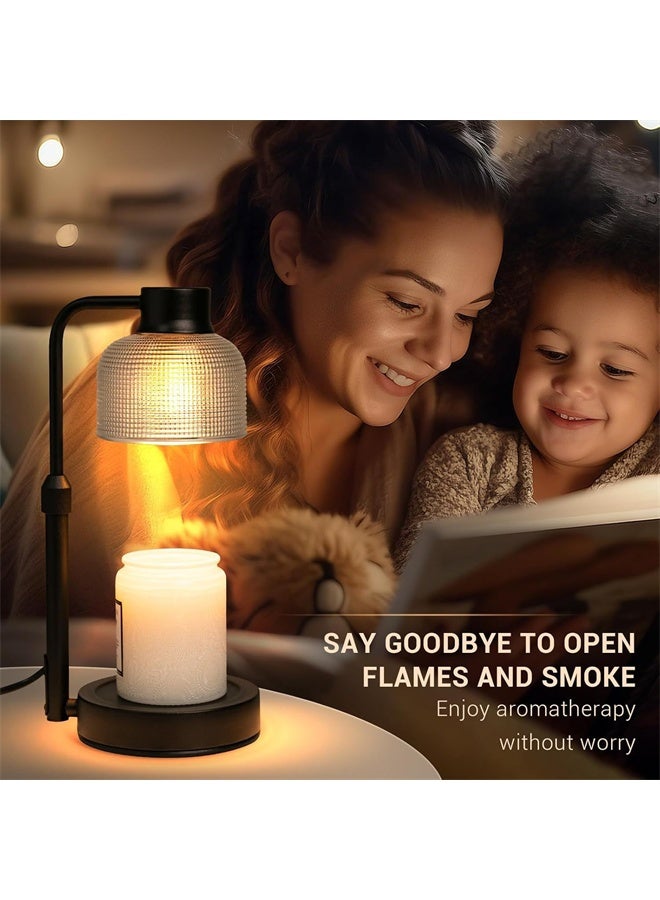 HOMESTAR Candle Warmer Lamp with Timer, Height Adjustable for Jar Scented Candles, Adjustable Brightness, Suitable for Home Decor, House Warming Gifts - Image 3