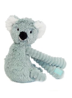 Les Deglingos Trankilou Koala Mom & Baby Plush Toy - Mint Green, Soft Corduroy, Eco-Friendly, Suitable for Babies & Toddlers  - Image 4