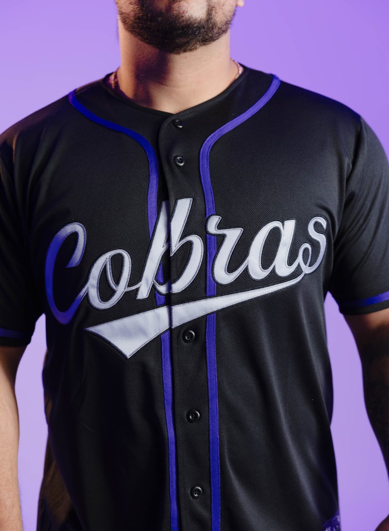Baseball United Mumbai Cobras Official On-Field Alternate Jersey - Image 4