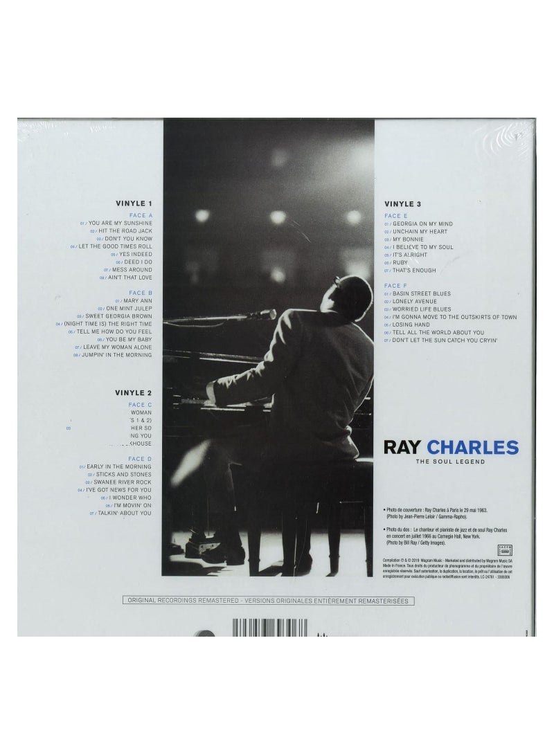 Ray Charles - The Soul Legend - 3LP Box - Music Vinyl Record - Image 2