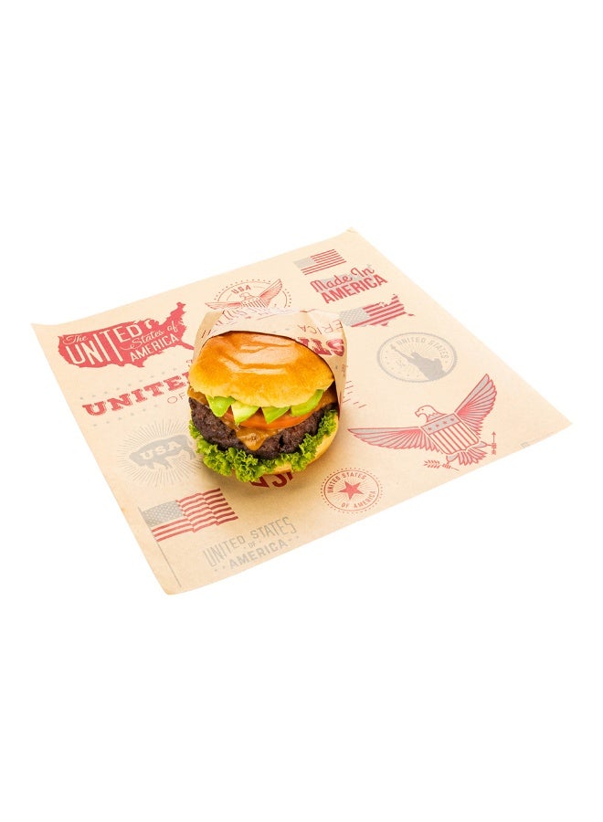 Restaurantware 12 x 12 Inch Pastry Sheets, 500 Durable Sandwich Wrapping Papers - Greaseproof, Microwavable, Kraft Paper Food Basket Liners, For Restaurants, Bakeries, Or Coffee Shops  - Image 2