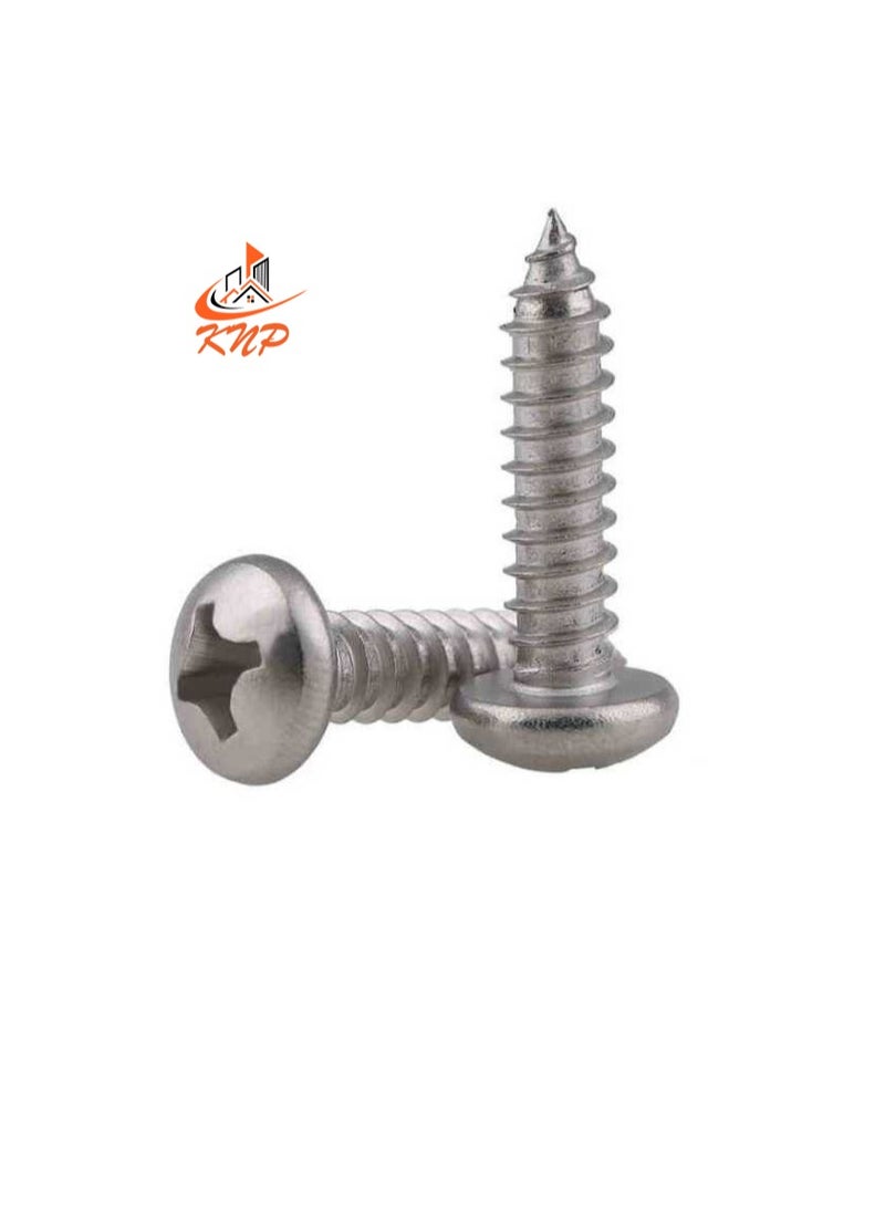 كنب براغي الصنبور الذاتي برأس عموم - عبوة من 80 (3/8 بوصة × 4 جم) - Image 2