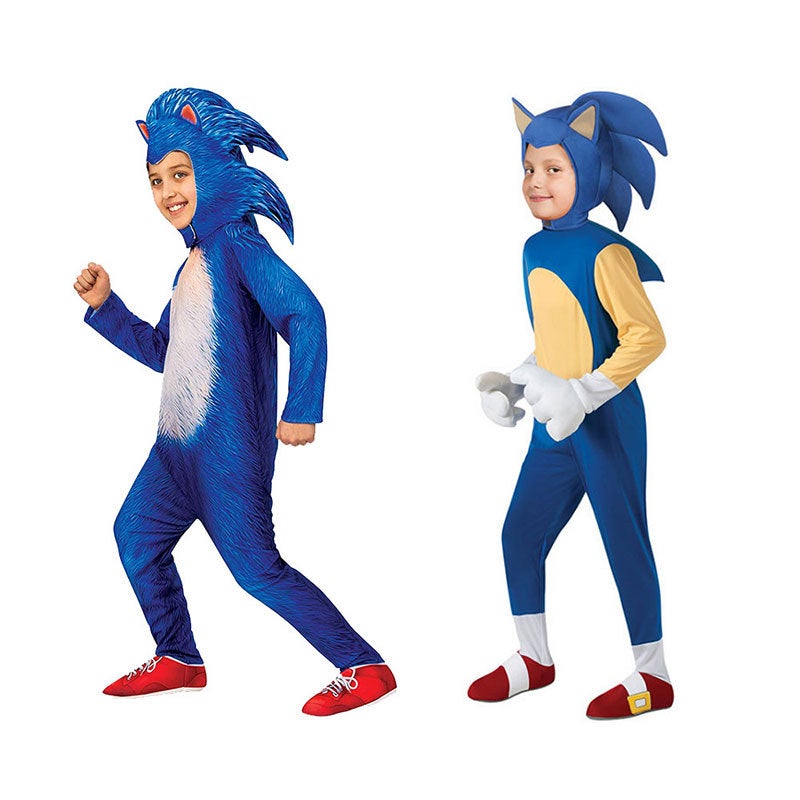 Sonic Kids Cosplay Costume Set