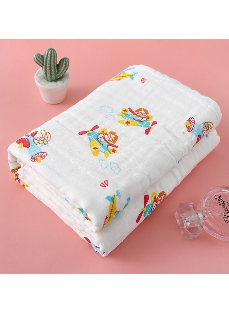 Loquat Pure Cotton Cartoon Printed Bath Towel