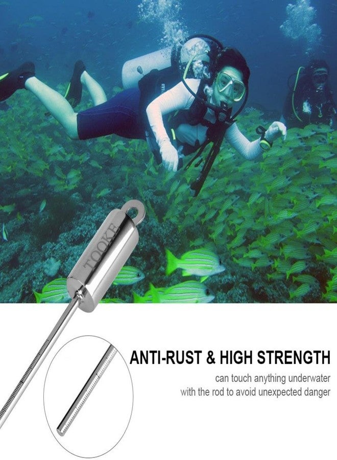 Asixxsix Diving Pointer Rod; Diving Noise Maker; Lobster Stick; Pointer; Stick, Asixx Diving Pointer Stick, Diving Stick Diving Point Rod Colorful Stainless Steel Diving Noise Maker wit - Image 3