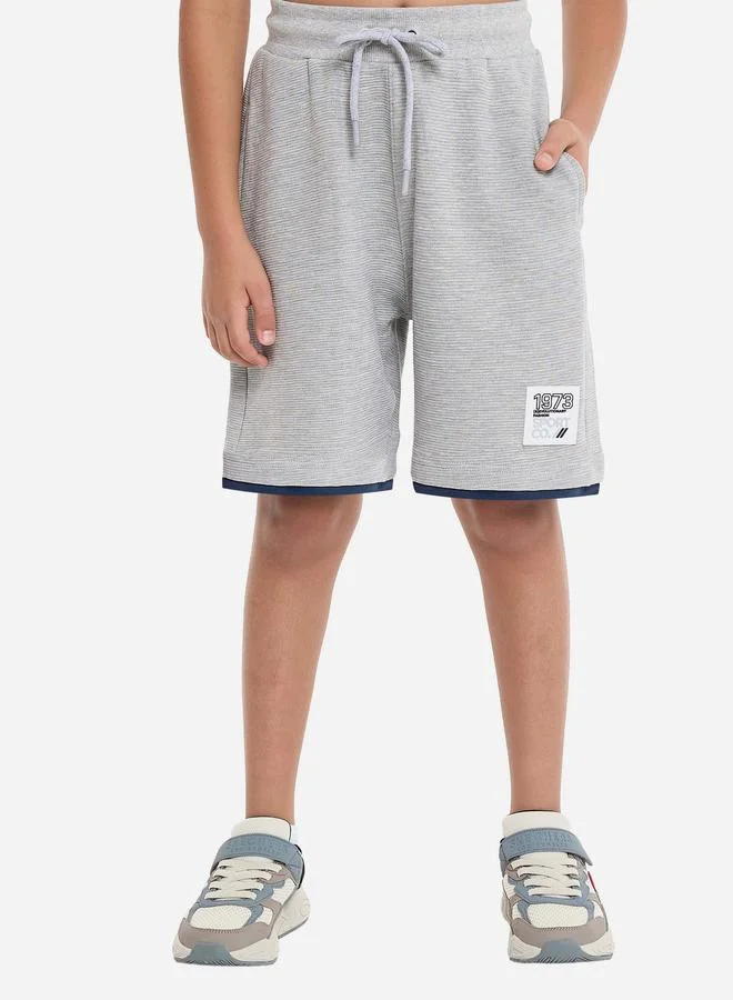 victor and jane Victor And Jane Boys Textured Oversized T-Shirt and Shorts Set