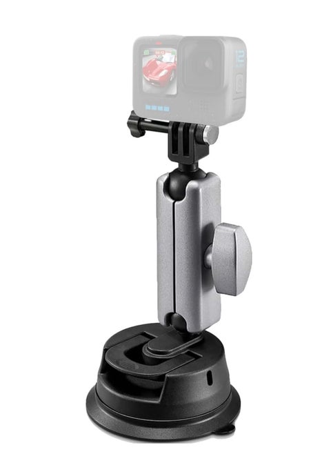 Suction Cup Mount for Phone Car Windshield Dashboard Universal Mounts and Camera Mount Car Comaptible iPhone, Gopro, Canon, Nikon, Sony and Most Cameras Or Phone