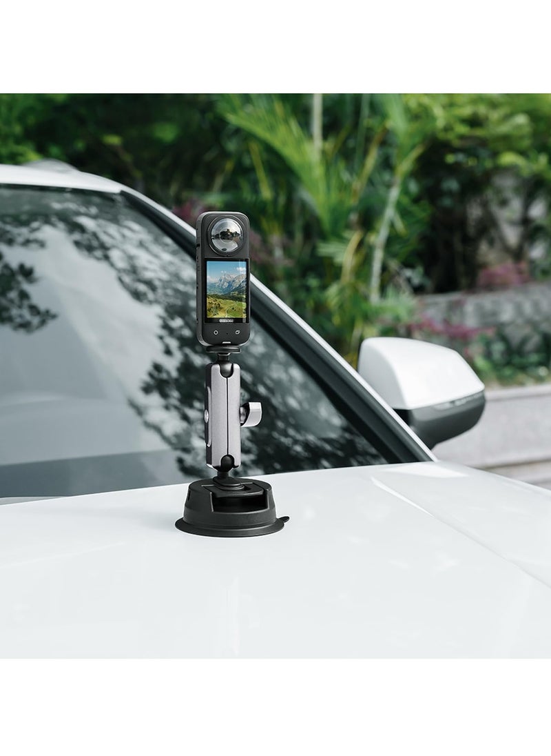 Excefore - Suction Cup Mount for Phone Car Windshield Dashboard Universal Mounts and Camera Mount Car Comaptible iPhone, Gopro, Canon, Nikon, Sony and Most Cameras Or Phone - Image 1