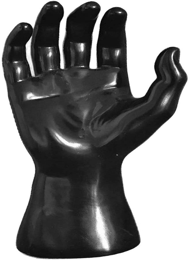 koTTIYA Hand Mannequin Jewelry Display Stand Male Hand Model Bracelet Bangle Gloves Ring Display Stand Organizer Bracelet Holder - Black Right - Image 1