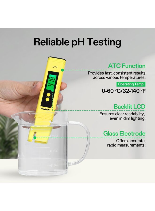 3-in-1 Soil Moisture Meter, Upgraded Stainless Steel Probe Soil pH Light Moisture Meter for Plants, Soil Tester for Garden, Farm Lawn Indoor Outdoor - Image 4