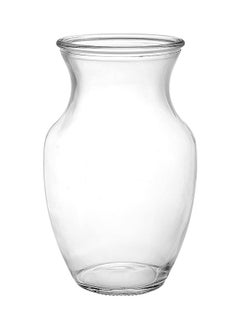 ماركة غير محددة فازة زجاج شفاف 20سم  - Image 1