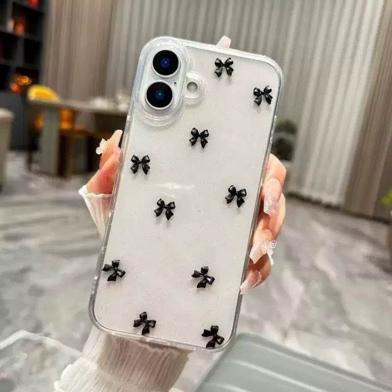 جليتر مسحوق قوس أبل 16Promax حالة الهاتف المحمول مناسبة لـ Iphone17Air شفافة الموضة النسائية - Image 5