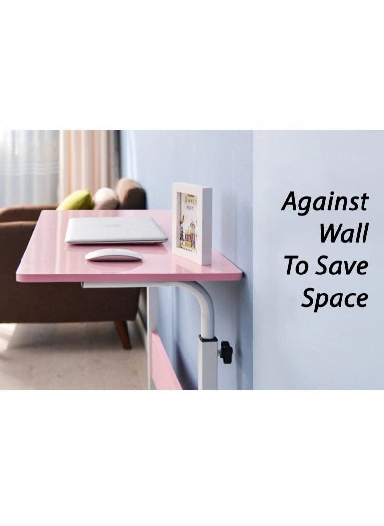 Generic - Adjustable computer desk with wheels, laptop desk, rotating desk, sofable laptop bed, standing desk can be lifted - Image 1