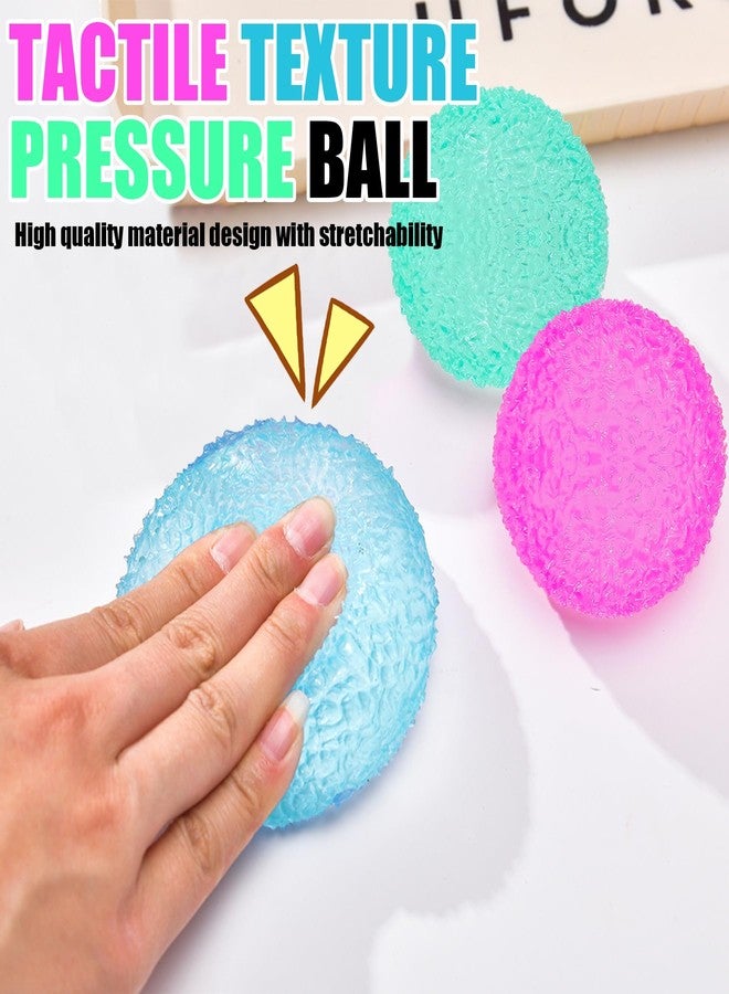XPQKDC 3Pc Big Soft Sensory Stress Balls, Textured Memory Gel Soft Fidget Toys, Large Sensory Soft Fidget Toy for Kids/Adults, Anxiety Relief Squeeze Ball for Autism/ADHD, Party Favors Gifts. - Image 4