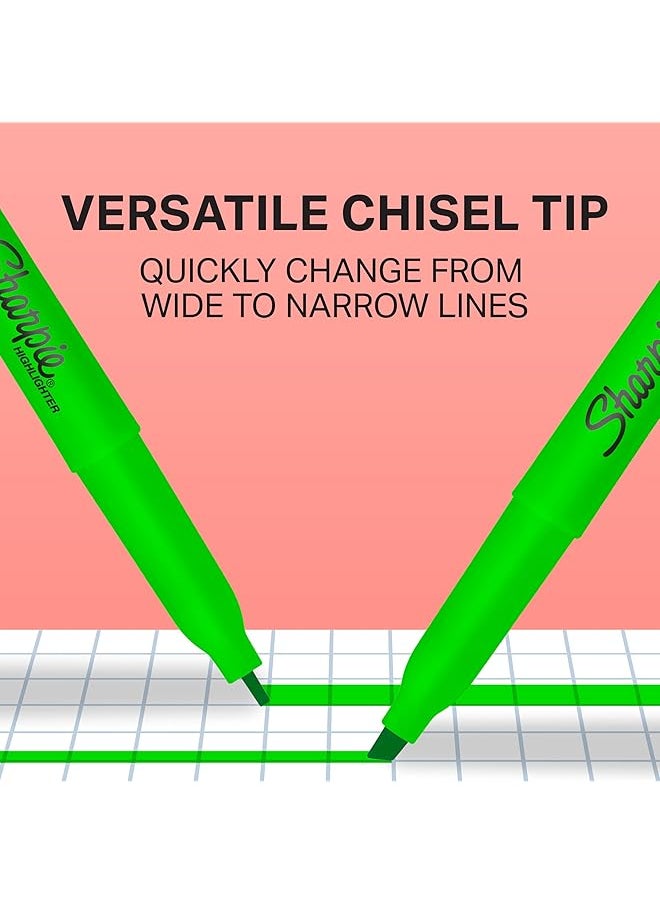 Sharpie Pocket Style Highlighters Chisel Tip Assorted Colors 24 Count  - Image 3