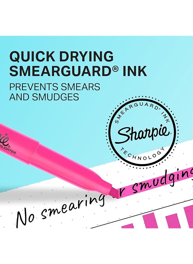 Sharpie Pocket Style Highlighters Chisel Tip Assorted Colors 24 Count  - Image 2