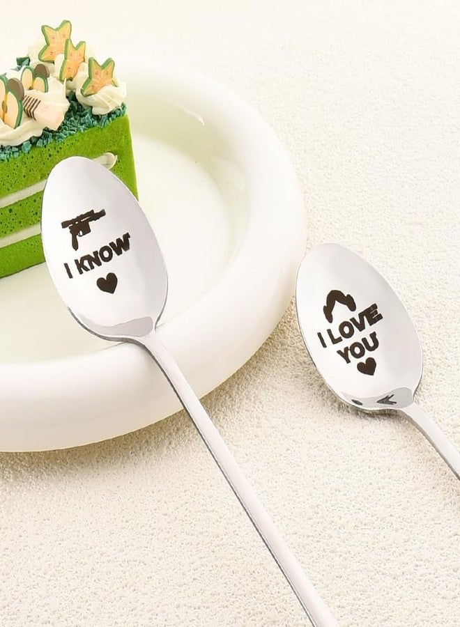 Sisadodo Grandma Grandpa Birthday Christmas Gifts for Mom Dad I Love You I Know Spoons for Boyfriend Girlfriend Anniversary Valentines Gift for Fiance Fiancee Wedding Engagement Gift for Wife Husband - Image 4