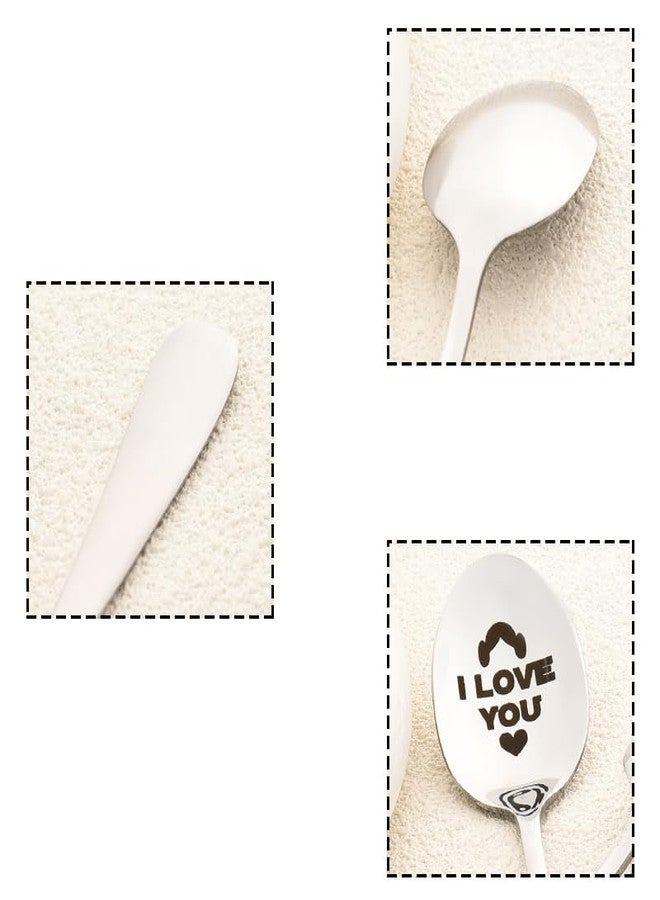 Sisadodo Grandma Grandpa Birthday Christmas Gifts for Mom Dad I Love You I Know Spoons for Boyfriend Girlfriend Anniversary Valentines Gift for Fiance Fiancee Wedding Engagement Gift for Wife Husband - Image 5