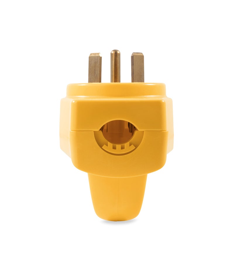 Camco 55245 30A Plug with PowerGrip - Clamshell, Yellow|Yellow - Image 5