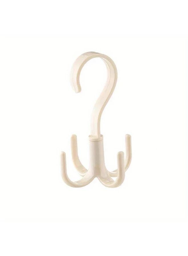 Light Brown Rotating Space Saving Hook Organizer 6lb Capacity - Image 5