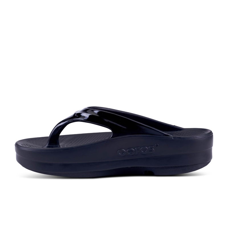 OOFOS OOmega OOlala Recovery Sandal, Black - Womenâ€™s Size 9 - Image 5