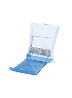 Waterpik Waterpik Convenient Hygienic Sturdy Storage Case for Replacement Tips, No Tips Included, Blue 