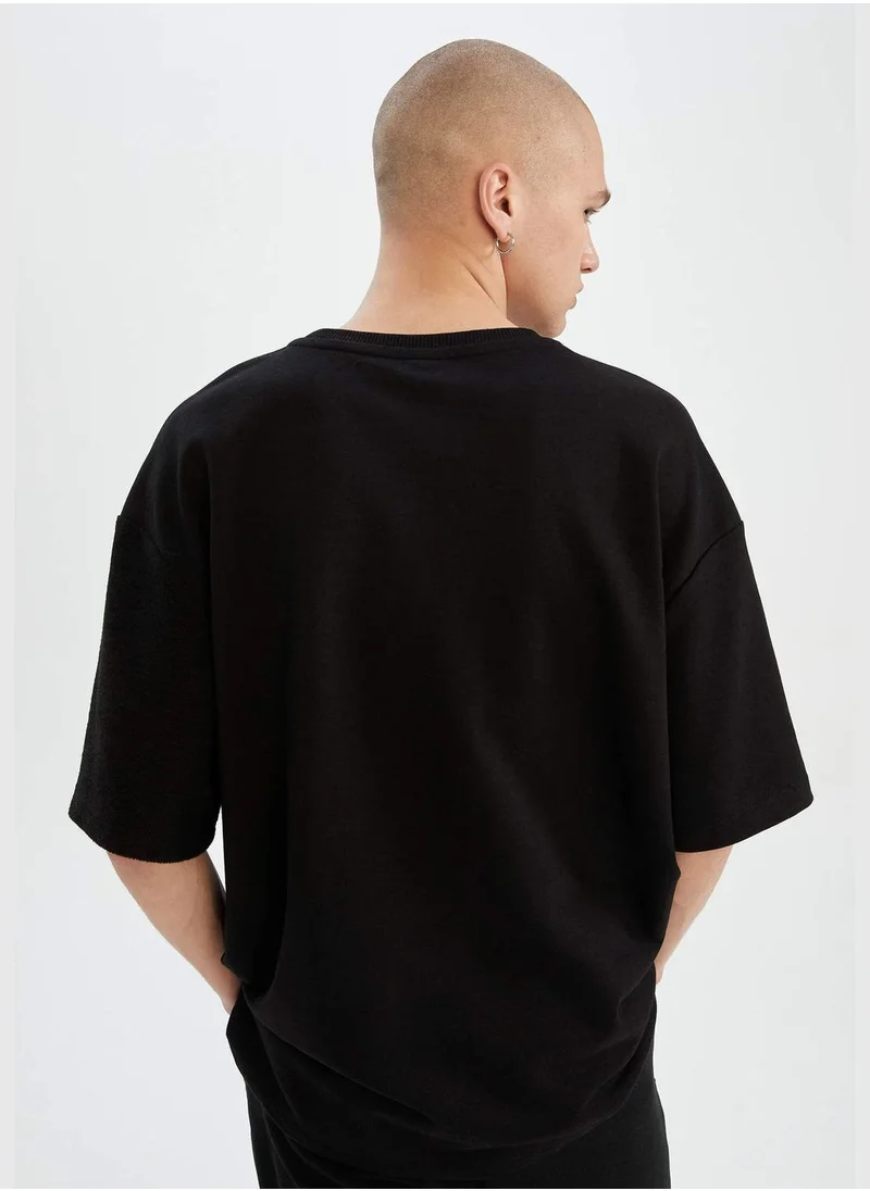 DeFacto Oversize Fit Crew Neck Short Sleeve T-Shirt