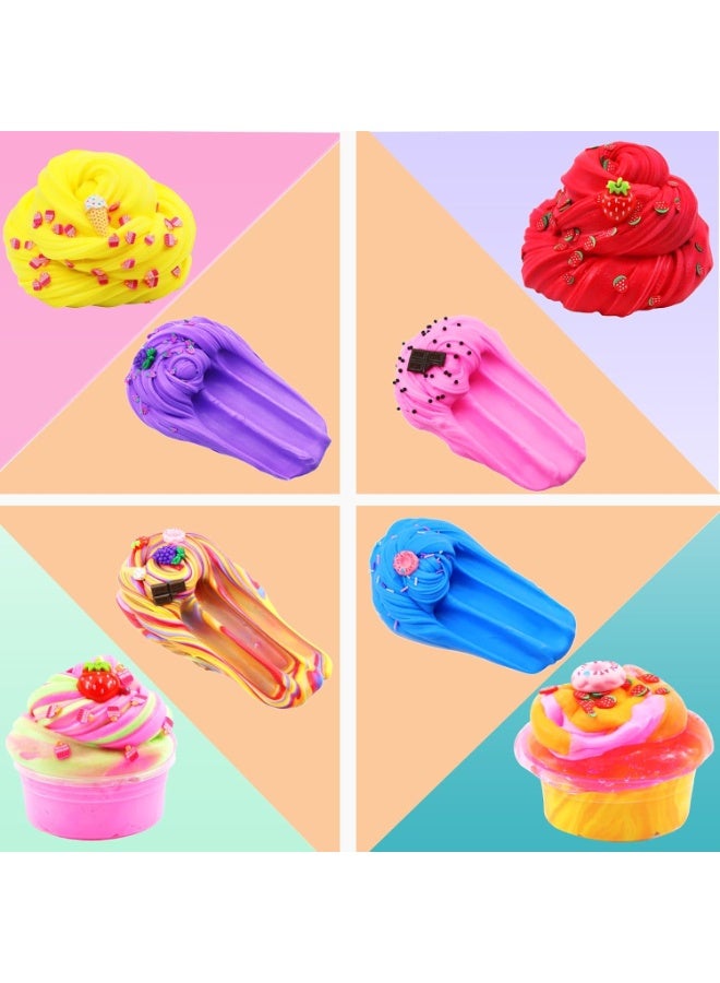 SIMDOW Slime Bucket Kit for Kids - 35 Add-ins, DIY Premade Slime Set, Jumbo Gift for Boys u0026 Girls Ages 6-12, Party Favors u0026 Sensory Toy - Image 5
