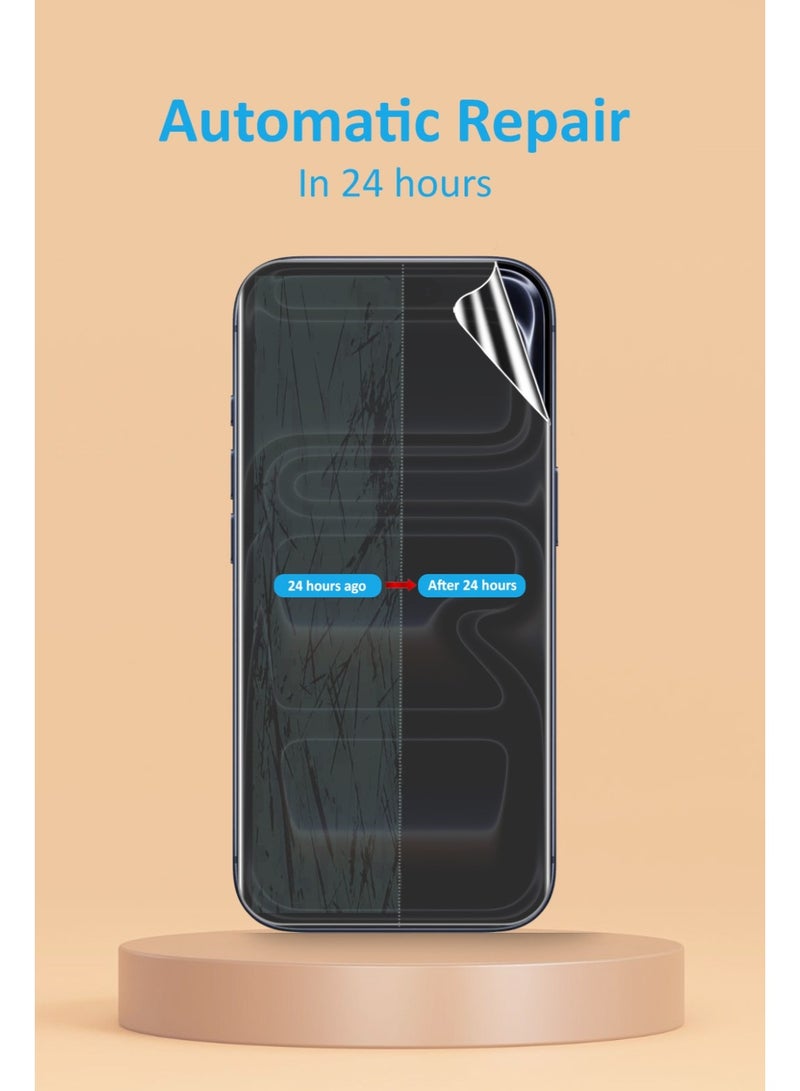 Techie iPhone 17 Pro Screen Protector – Matte Privacy HD Hydrogel Film, Full Coverage, Anti-Scratch, Self-Healing, Smooth Touch, Bubble-Free, Easy Installation (Hoco Series) - Image 2