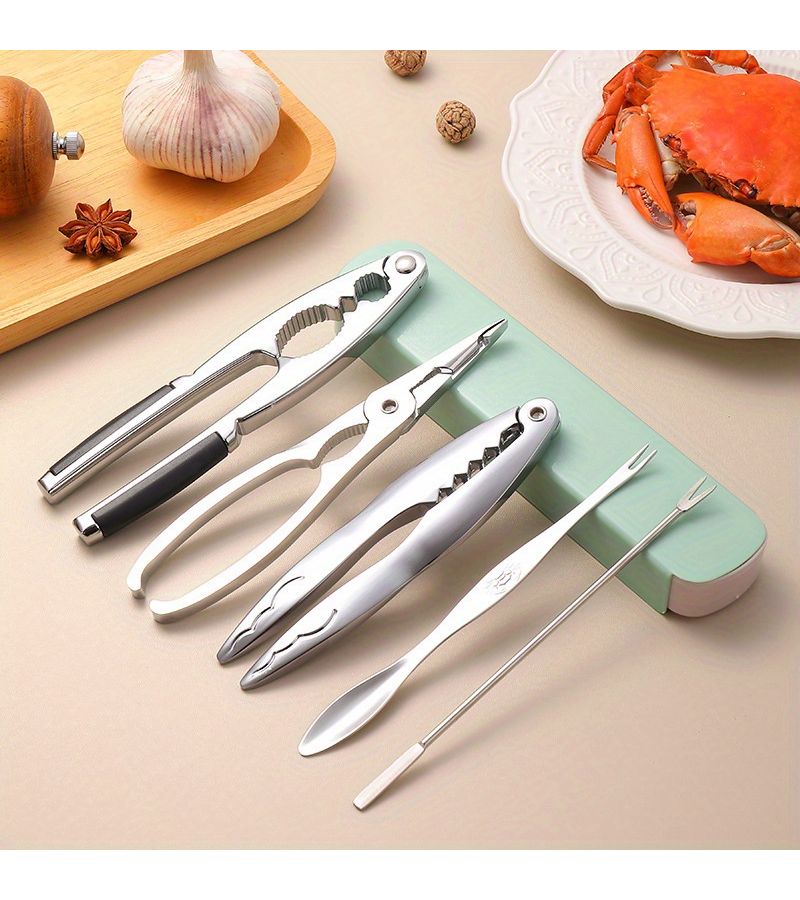 1 Pc Silvery Crab Tool Professional Shellfish Seafood Utensil - Image 2