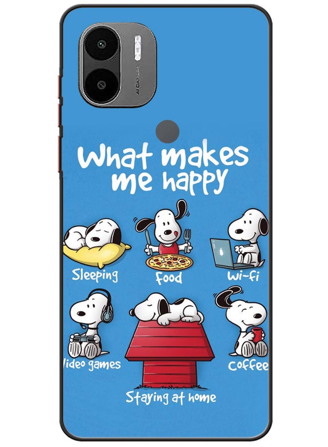 Protective Case Cover For Xiaomi Redmi A2 Plus What Makes Me Happy