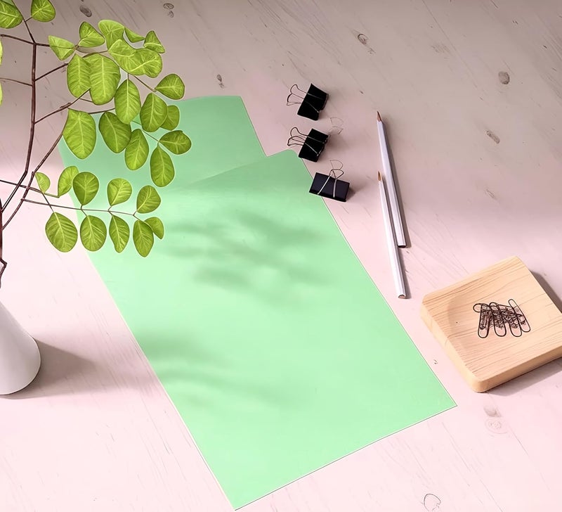 OPENFIRST A4 Premium Mint Green Paper – 80 GSM Ultra Smooth Finish | Double Side Printable Colored Sheets For Invoicing, Office, Craft, Letterhead & Projects | Pack of 100 Sheets (Mint Green) - Image 5