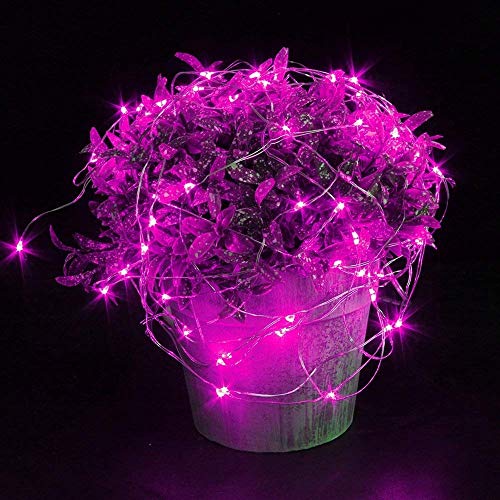 MIRADH Fairy Lights USB Powered String Lights 5M, 50 Led Christmas Lights Fairy String Lights for Party Wedding Festival Bedroom Table Decoration (Pink, PACKOF 2) - Image 4