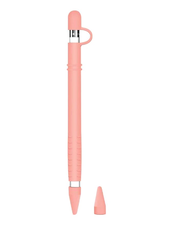 Alyashmac Sleeve Case Cover With Charging Cap Holder For Apple Pencil Pink