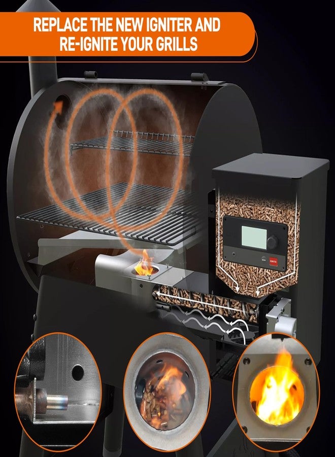 COMVIEE KIT0255 Hot Rod Igniter Replacement for Traeger D2 Pellet Grills Pro 575 & 780, Ironwood 650 & 885, Silverton 620 & 810, Timberline 850 &1300 (Gen 2 only), Part for Traeger D2 Direct Drive Smoker - Image 5