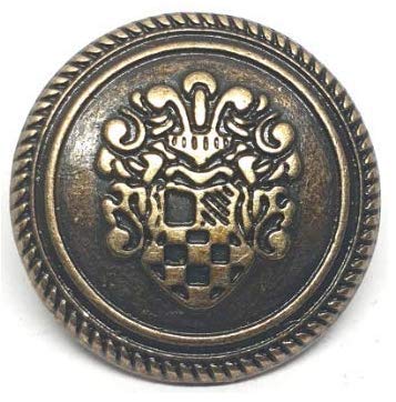 Chimes CHIMES Antique Metal Bronze Round Button for Blazer Suit, Sherwani and Indian Dresses Sports Coat Uniform Jacket Beautiful and Classy Design (Bronze 12 Coat Button) - Image 3