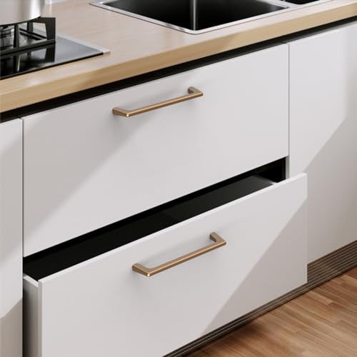 9BUILD 10 Pack Champagne Bronze Cabinet Pulls 625 Inch Cabinet Hardware offers Kitchen Handles and Drawer Handles for Cabinets and Cupboards - Image 3