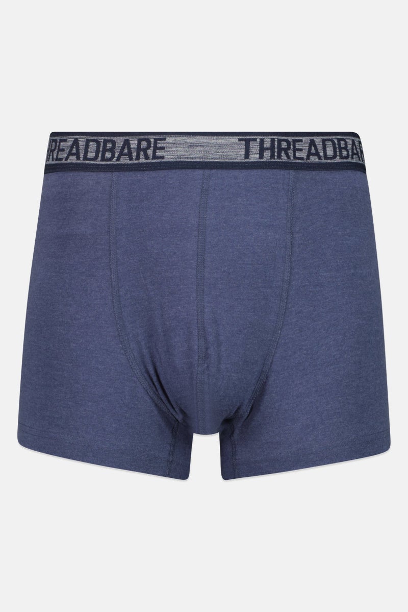 Threadbare Men 3 Pieces Brand Logo Boxers, Multicolor - Image 5