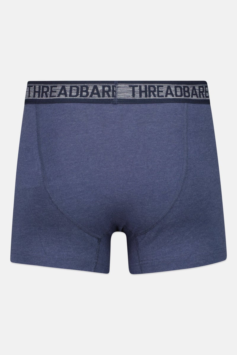 Threadbare Men 3 Pieces Brand Logo Boxers, Multicolor - Image 2