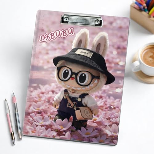 AccuPrints 12 x 9 inch Cardboard Standard A4 Letter Size Exam Board for Students Boys Girls | Low Profile Clip | Decorative Cute Clipboard - Image 2