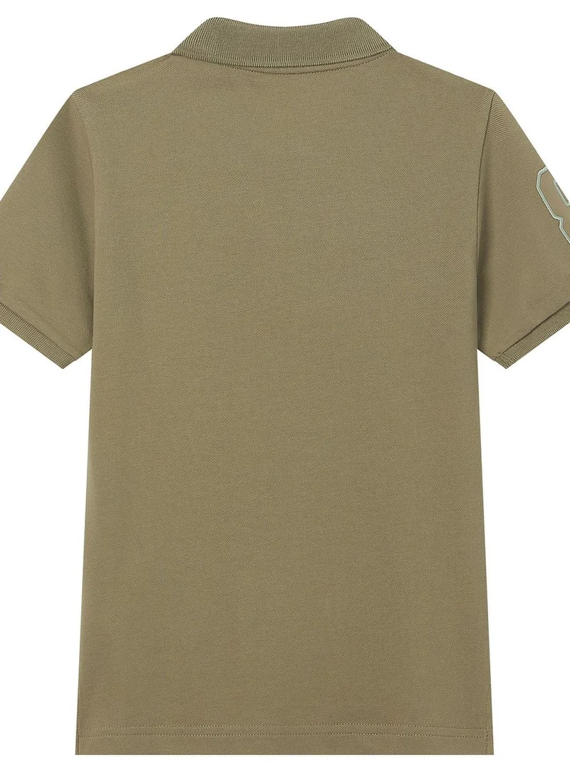 GIORDANO  Kids’ Slim Fit Lion Embroidered Cotton Polo  | Best Price UAE