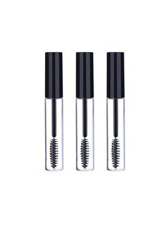 Sinen Sinen 3pcs 10ml Empty Mascara Tube Wand Eyelash Cream Container Bottle with 3 Rubber Inserts 3 Funnels 3 Transfer Pipettes  - Image 1