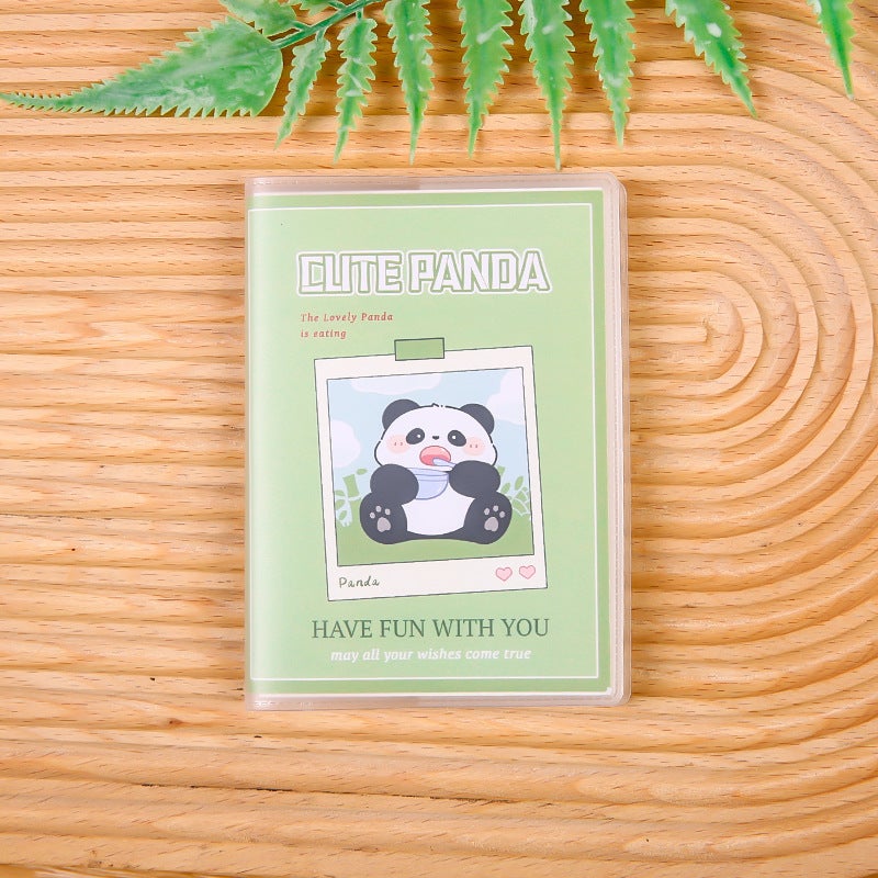 Inspirational Text Plastic Cover Book Primary School Student A7 Portable Message Notebook Junior High School Student Italian Practical Reward Stationery Gift - Image 1
