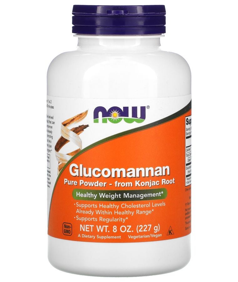 now Glucomannan Pure Powder 8 oz (227 g)