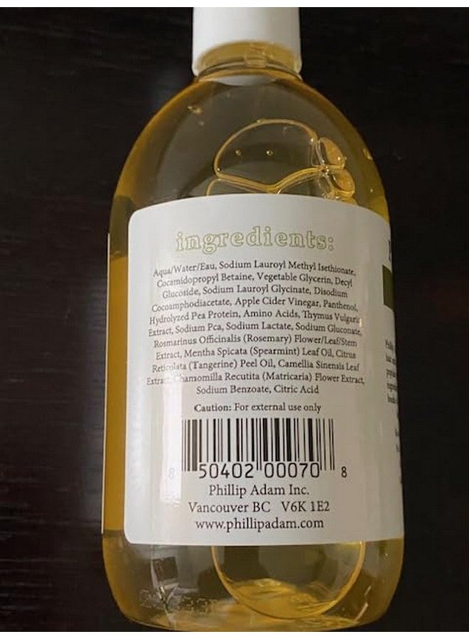 PHILLIP ADAM Rosemary Mint Shampoo For All Hair Types - Gentle, Sulfate Free And Paraben Free - Enhance Shine - 12 Ounce - Image 4