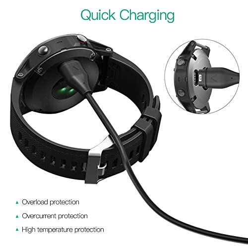 AWINNER Charger Cable Compatible forGarmin Fenix 7 7S 7X 6 6S 6X Pro 5 5S 5X Plus,Epix 2,Forerunner 745 935 945 45 45S 245,Approach S10 S40 S60,Vivoactive 3 4 4S,Vivomove 3 3S,Instinct,Venu 2 2S Sq - Image 4