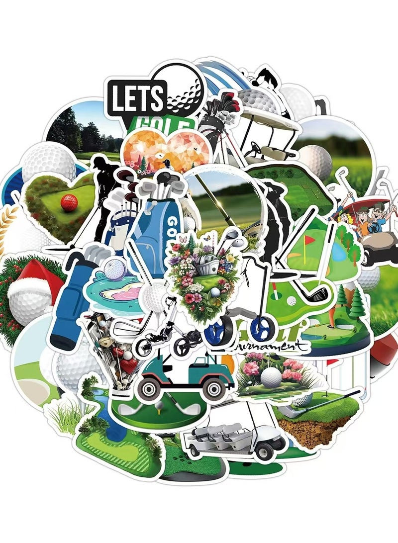 Golf Enthusiast's Delight: 50 Captivating Golf-Themed Stickers to Elevate Your Style on Phone, Laptop & Beyond  - Image 1