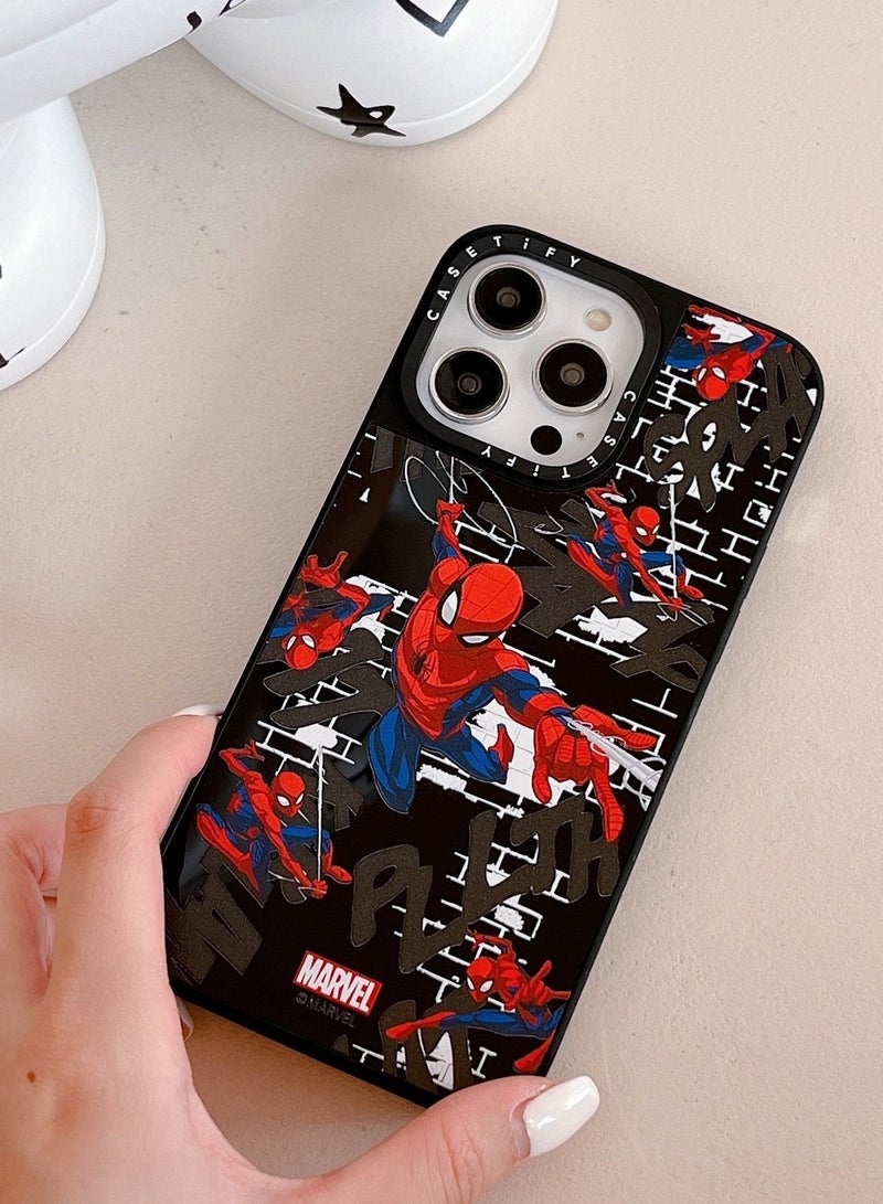 Magnetic Suction Phone Case for iPhone 14 Pro Spider Man Protective Cover