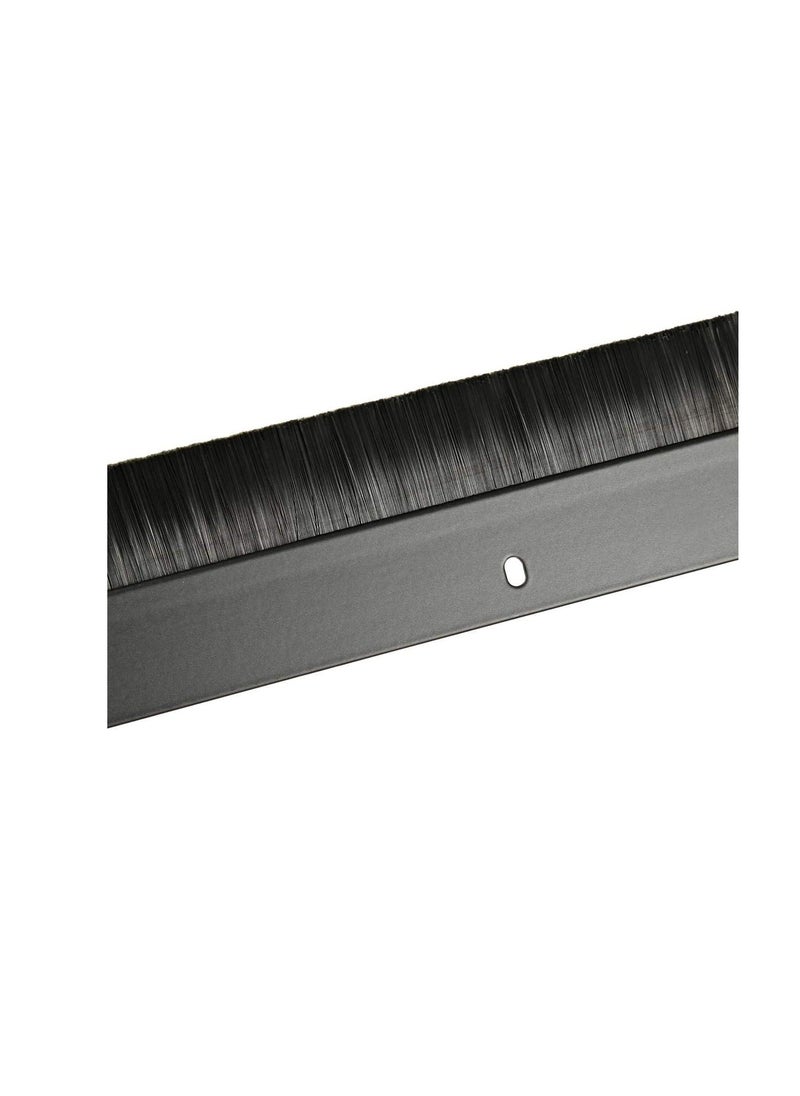 ROBUSTLINE Robustline Door Bottom Brush Seal - 100 cm (Black)  - Image 2