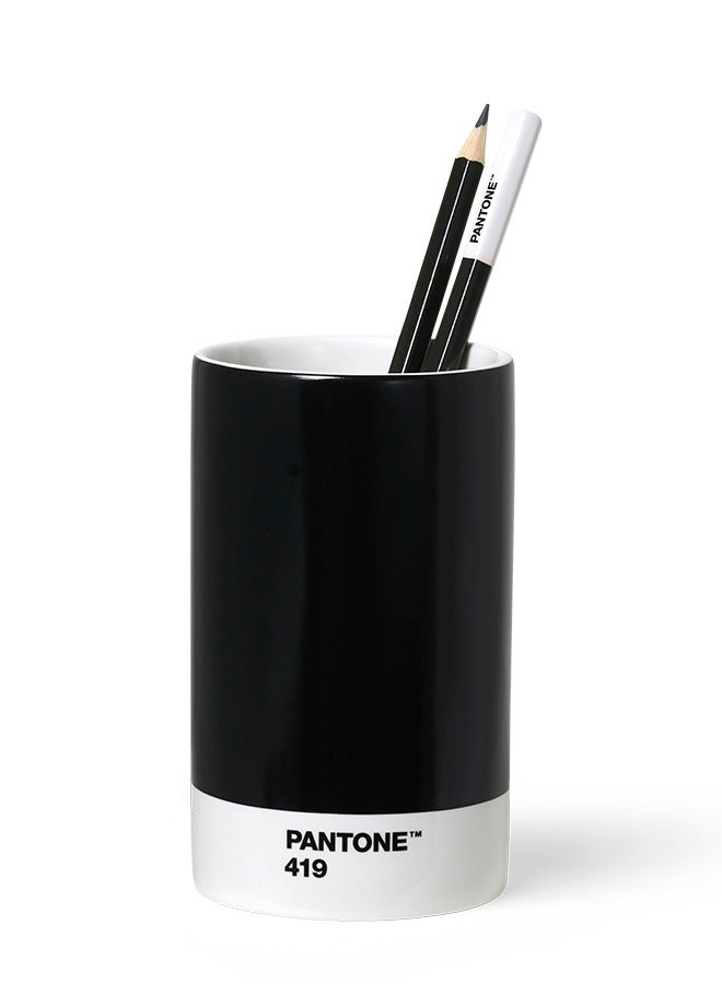 Modern Desk Pencil Cup – Black